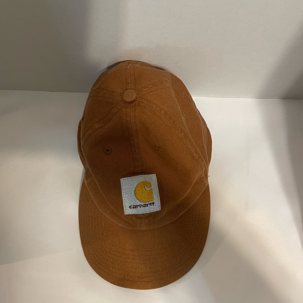 Carhartt Brown Canvas Logo Cap